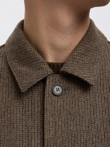 SELECTED Regular Fit Jakke 'SLHLANDON' i brun