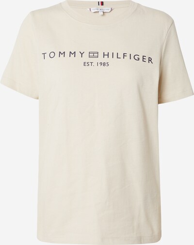 TOMMY HILFIGER T-Shirt in beige / schwarz, Produktansicht