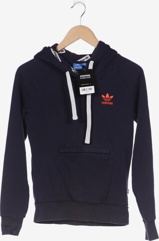 ADIDAS ORIGINALS Sweatshirt & Zip-Up Hoodie in XXS in Blue: front