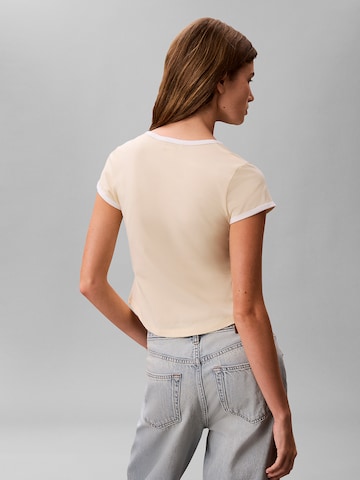 Calvin Klein Jeans Shirt in Beige