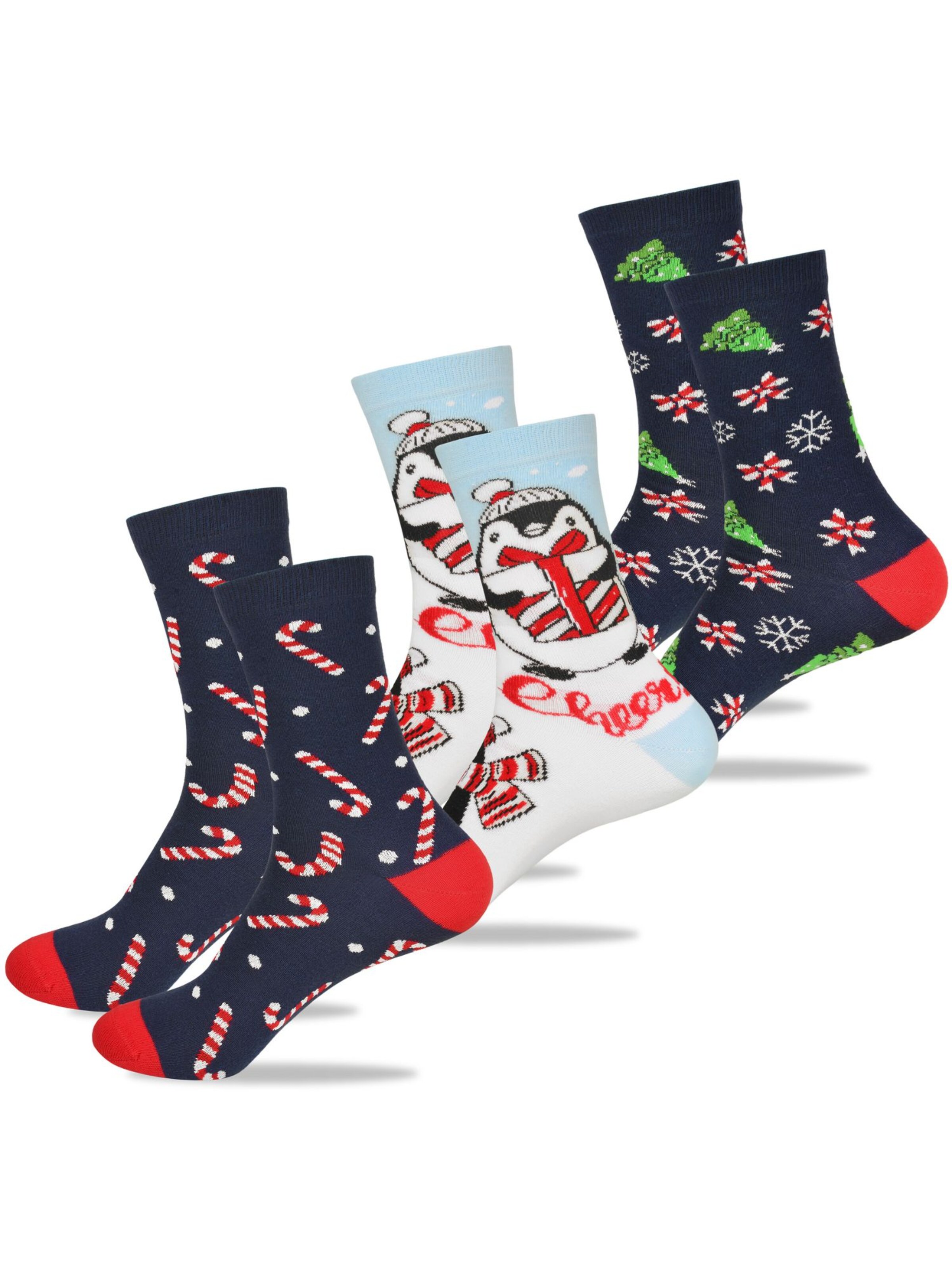 Lee Cooper Sokken 'Weihnachtssocken' in Gemengde kleuren