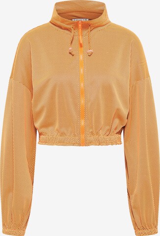 myMo ATHLSR Zip-Up Hoodie in Orange: front