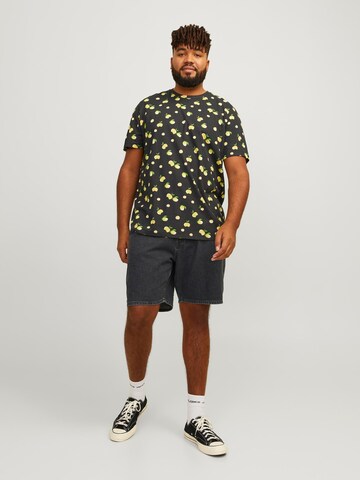 Jack & Jones Plus Loosefit Shorts 'TONY' in Schwarz
