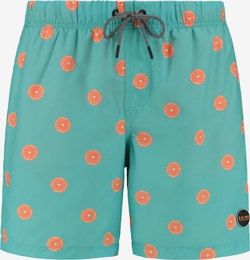 Shiwi Badeshorts 'Citrus' in Blau: predná strana