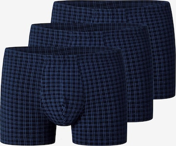 SCHIESSER Boxer shorts 'Cotton Casual Organic Cotton' in Blue: front