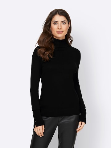 Pullover di heine in nero: frontale