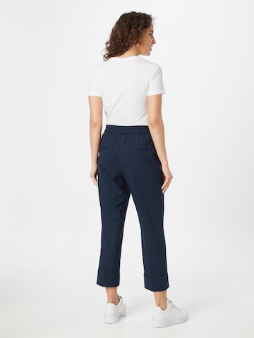 ESPRIT Regular Trousers with creases in Blue