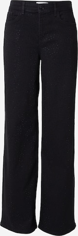 COMMA Wide Leg Farkut värissä musta: etupuoli