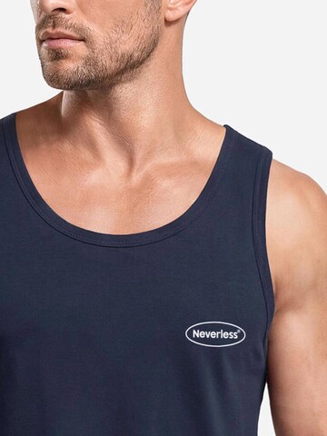 Neverless Shirt 'Good Boy Society' in Blue