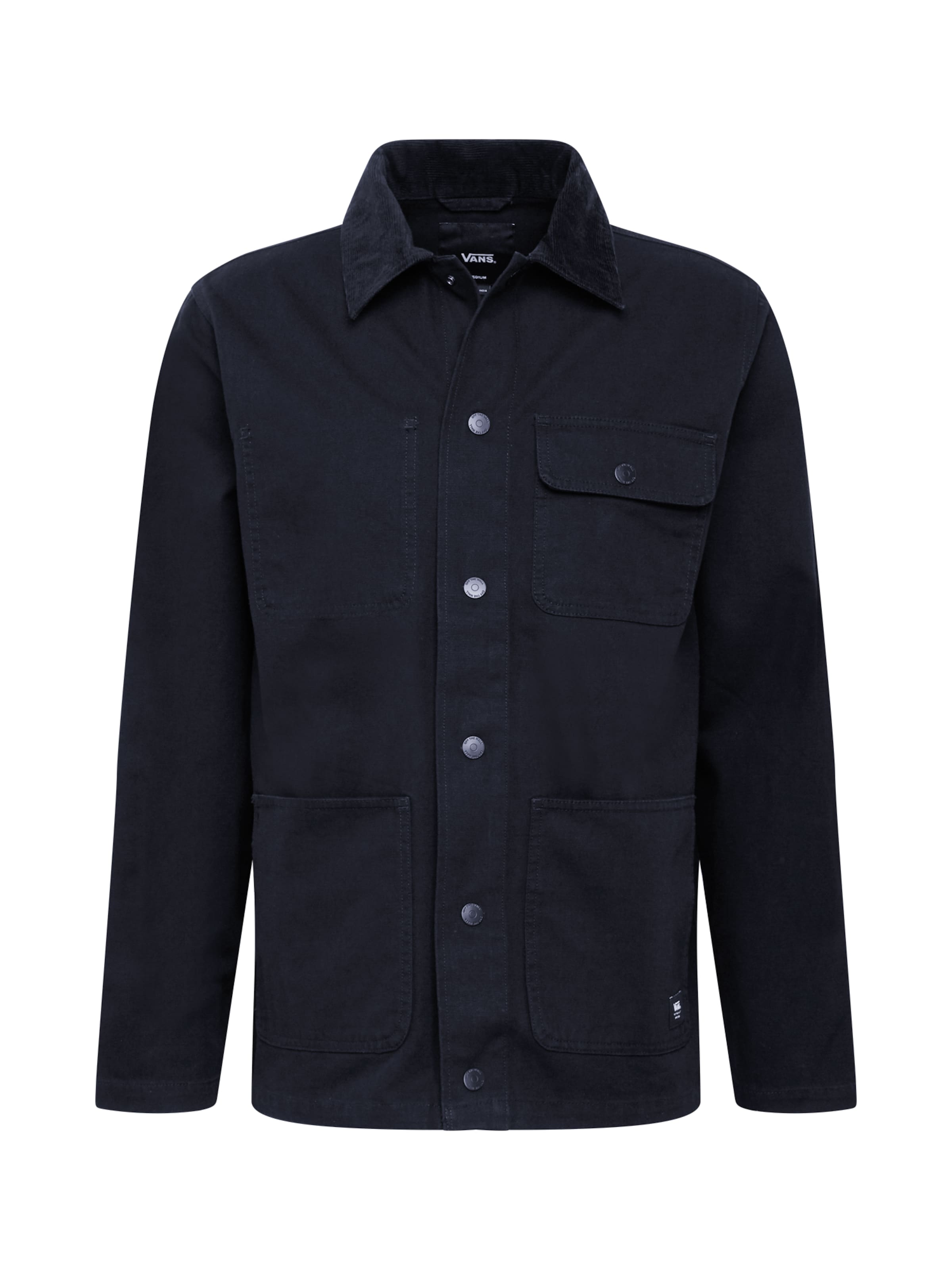VANS Regular Fit Jacke 'Drill Chore' in Schwarz: Vorderseite
