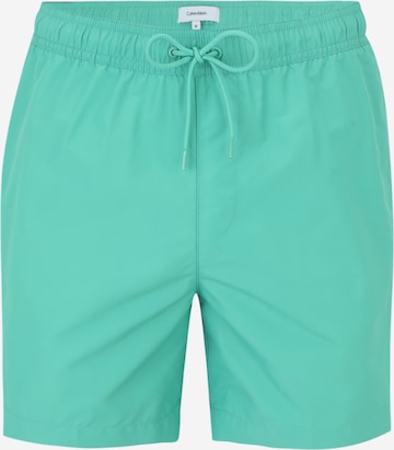 Shorts de bain Calvin Klein Swimwear en vert : devant