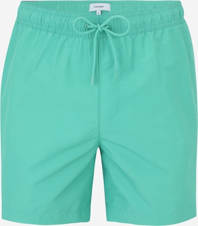 Calvin Klein Swimwear Shorts de bain en turquoise, Vue avec produit