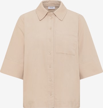 CECIL Bluse 'Cord' in Beige: Vorderseite