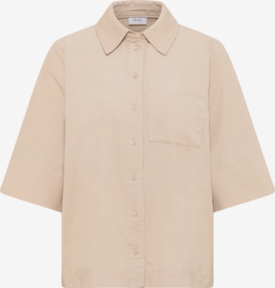 CECIL Bluse 'Cord' in creme, Produktansicht