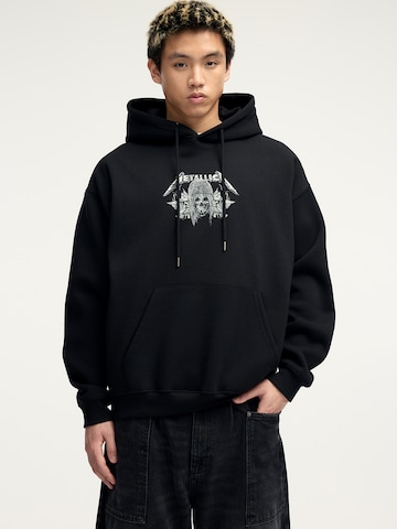 Pull&Bear Sweatshirt in Schwarz