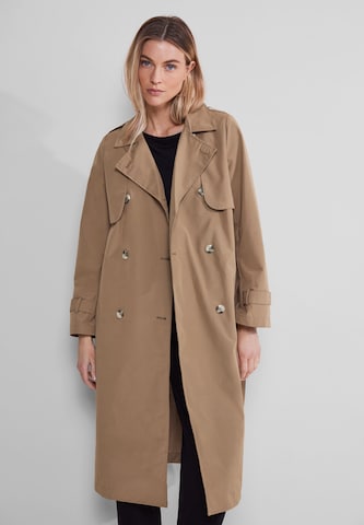 STREET ONE Between-Seasons Coat in Brown: front