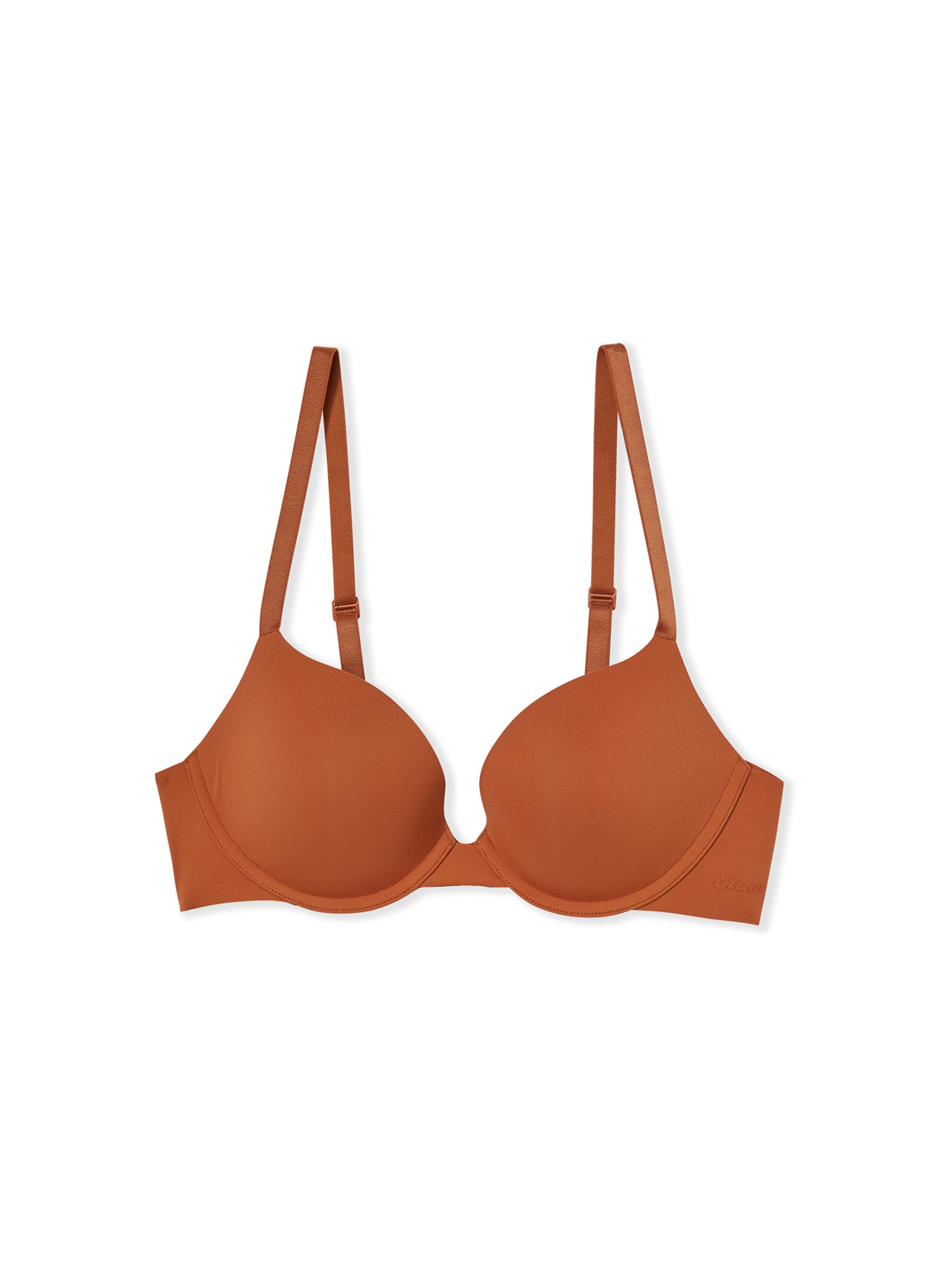 Push-up Reggiseno 'Pure Invisible' di ETAM in arancione: frontale