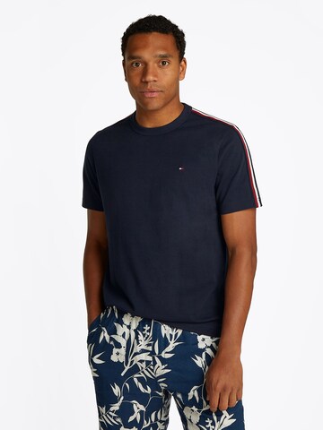 T-Shirt TOMMY HILFIGER en bleu : devant