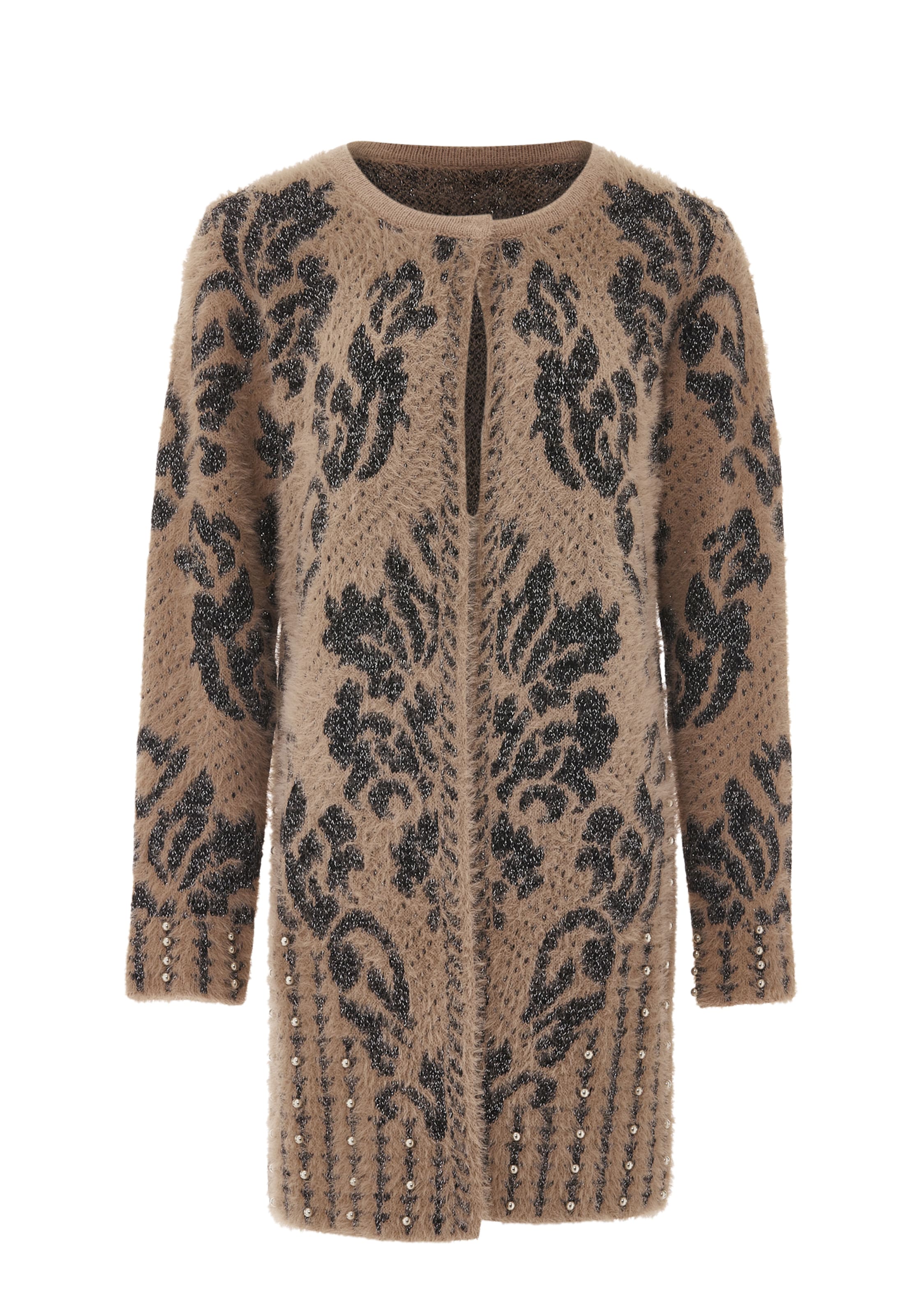 faina Вязаная кофта в Коричневый: спереди