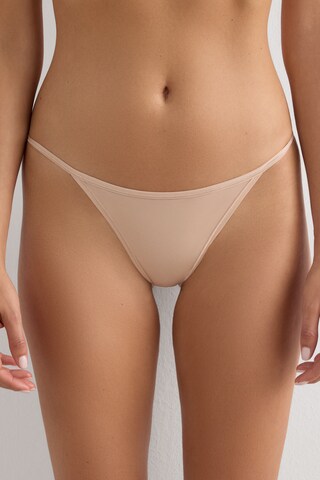 INTIMISSIMI Thong in Beige: front