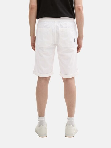 TOM TAILOR Regular Trousers in White