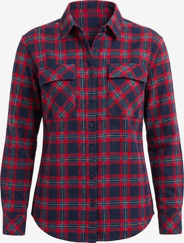 Radwa Blouse 'Women's Soft Warm Flannel Shirt' in Blue: front