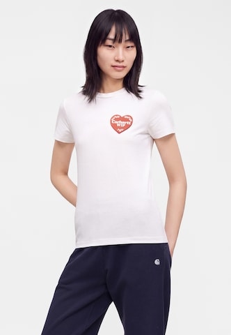 Carhartt WIP - Camiseta 'Hartt Case' en blanco