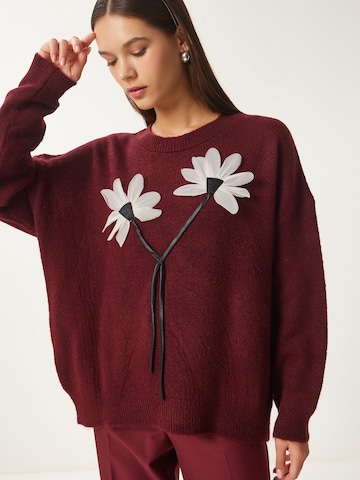 Happiness İstanbul Πουλόβερ σε κόκκινο