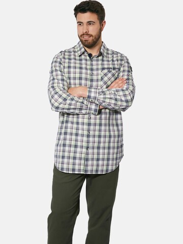 Charles Colby Comfort fit Overhemd 'Duke Archibine' in Blauw