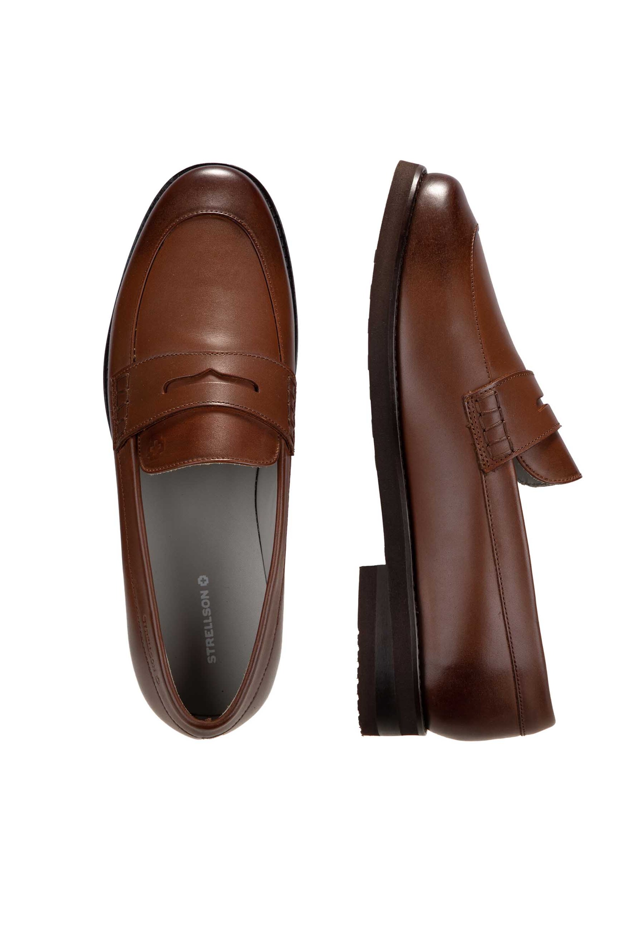 STRELLSON Instappers 'Jones Camebridge' in Bruin