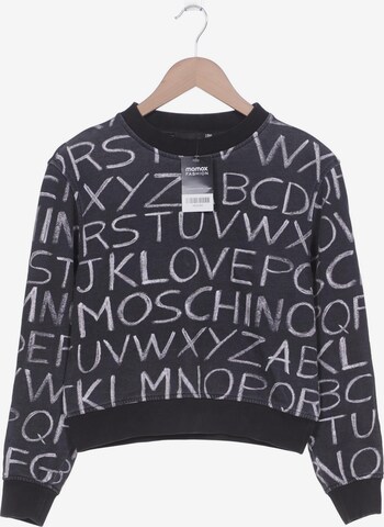 Love Moschino Sweatshirt & Zip-Up Hoodie in XS in Grey: front