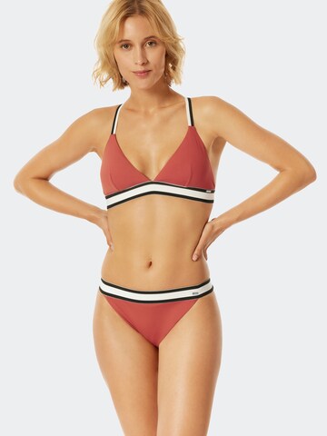 SCHIESSER - Braga de bikini ' Aqua Californian Dream ' en rojo