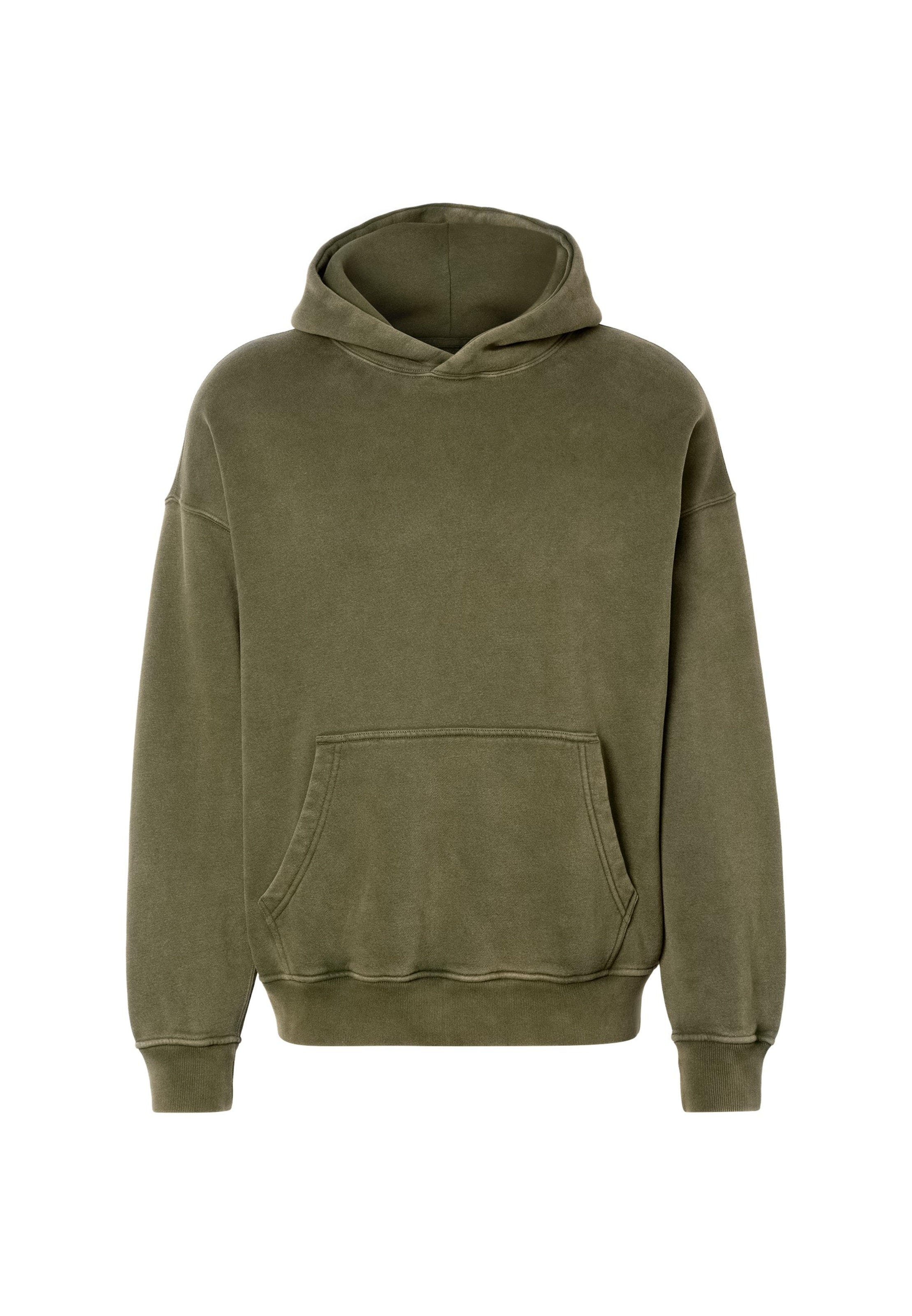 Abercrombie & Fitch Tréning póló 'ESSENTIAL POPOVER 2.0' - zöld: elől