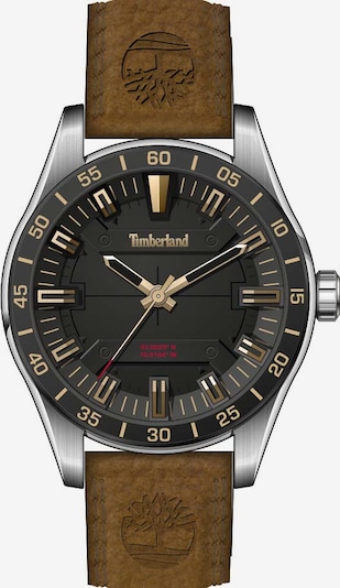 TIMBERLAND Analoog horloge 'CALVERTON' in de kleur Bruin / Zwart / Zilver, Productweergave