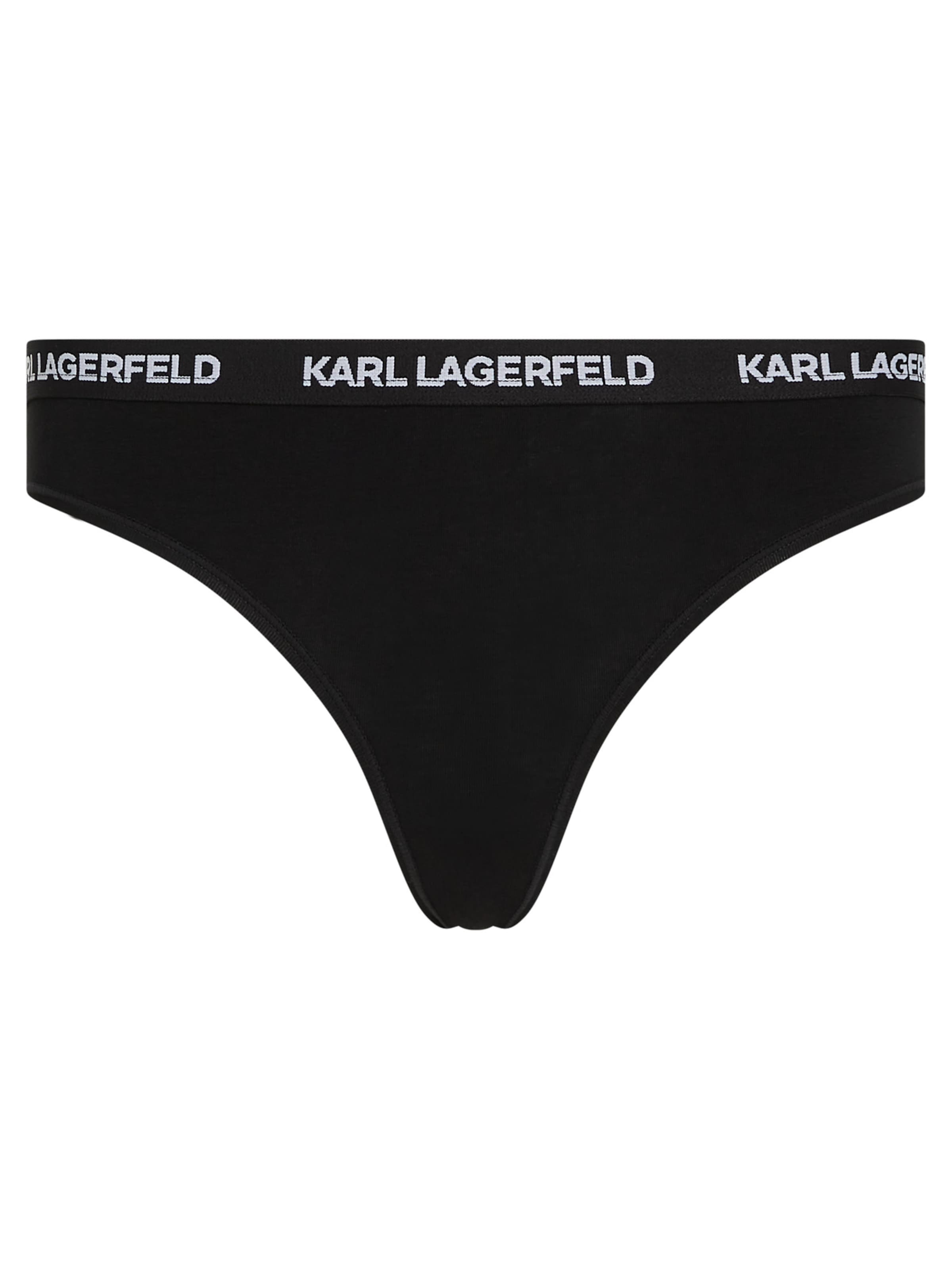 Karl LagerfeldSlip - crna boja: prednji dio