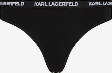 Karl Lagerfeld Alushousut värissä musta: etupuoli
