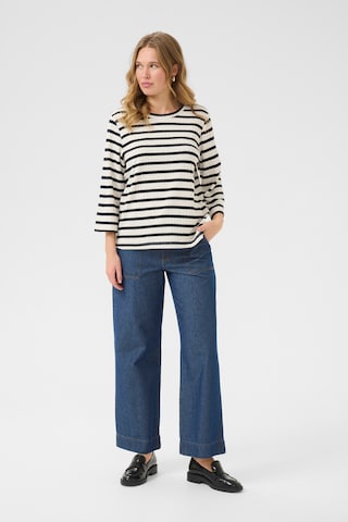 Pull-over 'Amara' Kaffe en blanc