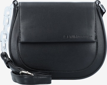 TOM TAILOR DENIM Crossbody Bag in Black: front