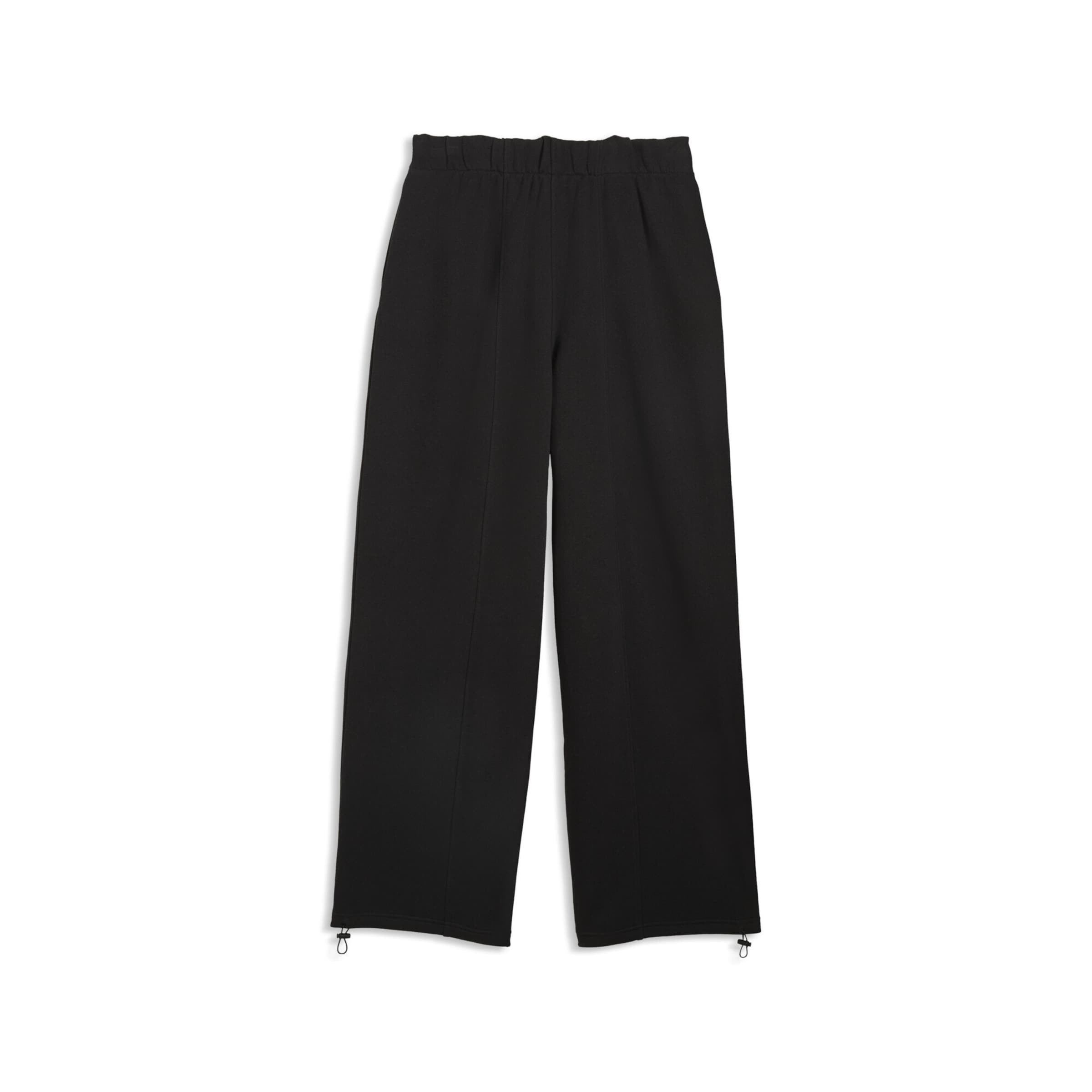 PUMA Wide leg Trousers 'Essentials' in Black