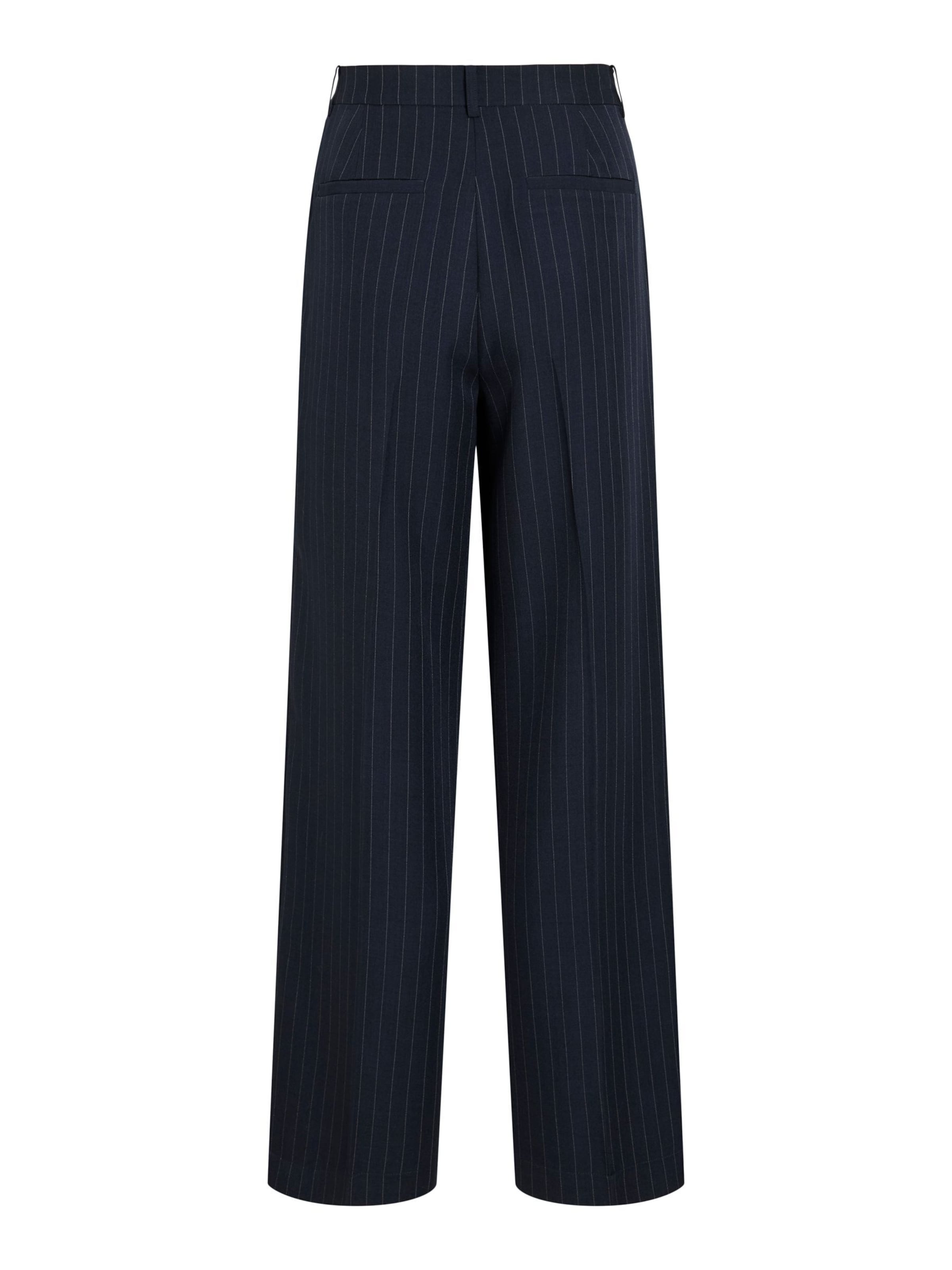 VILA Regular Broek in Blauw