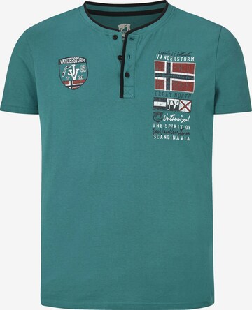 Jan Vanderstorm Shirt ' Ansas ' in Groen: voorkant