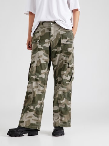 Loosefit Pantaloni cargo di HOLLISTER in verde: frontale