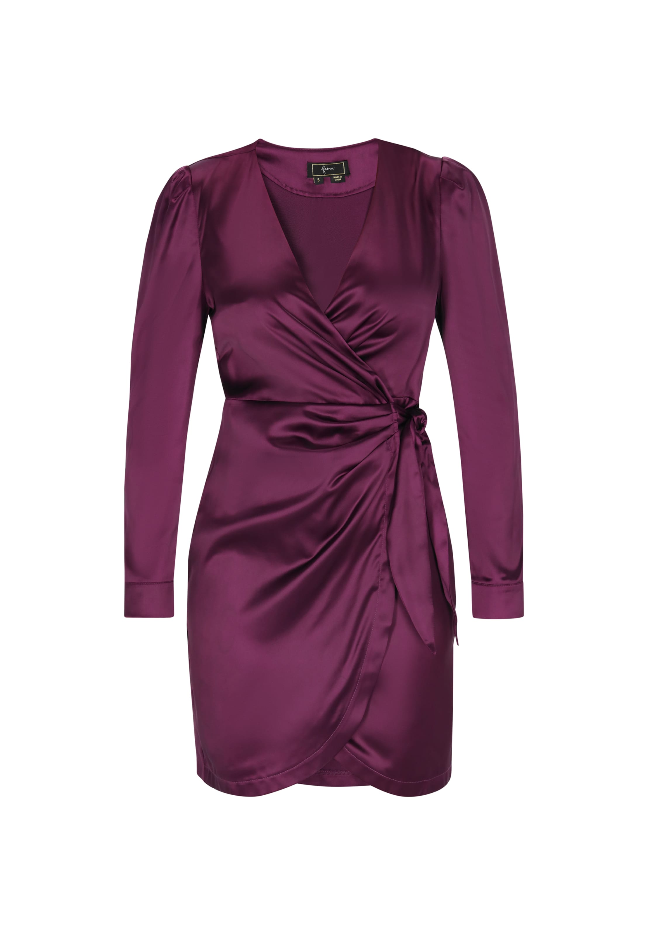 faina - Vestido de cocktail em roxo: frente