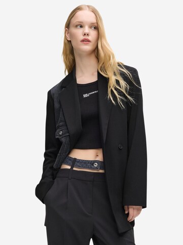 Blazer di KARL LAGERFELD JEANS in nero: frontale