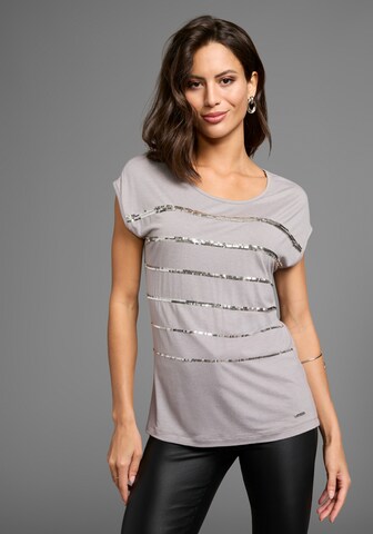 LAURA SCOTT T-Shirt in Grau: Vorderseite