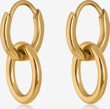 Akitsune Earrings 'Unity' in Gold: front
