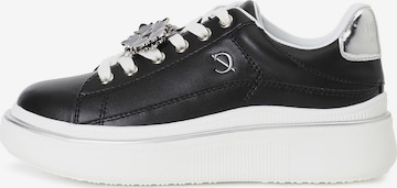 Sneaker bassa di CAFè NOIR in nero: frontale