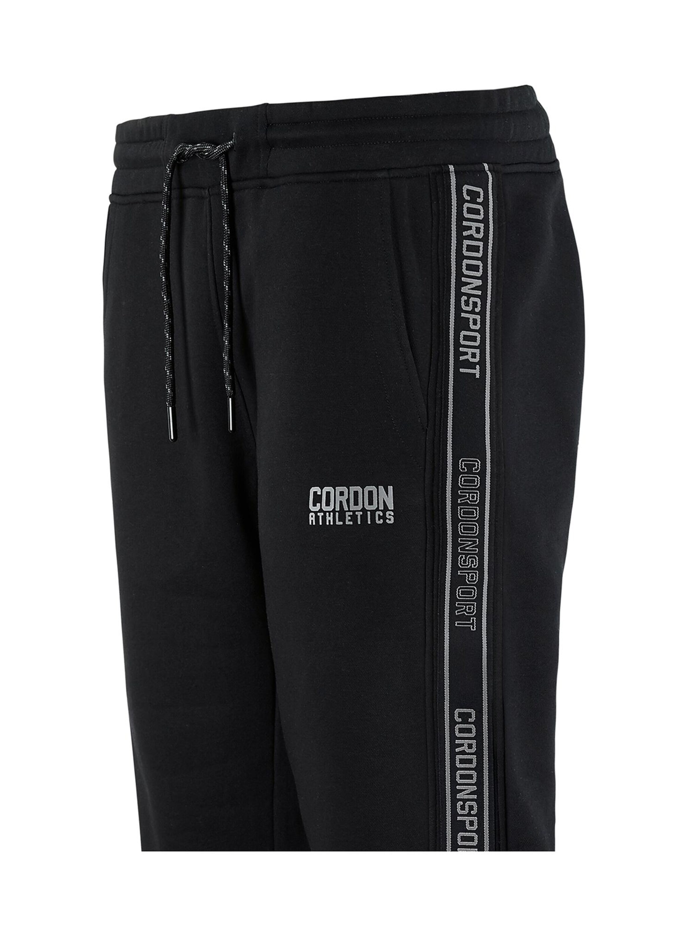 Cordon Sport Regular Sporthose 'Linus'‌‌ in Schwarz