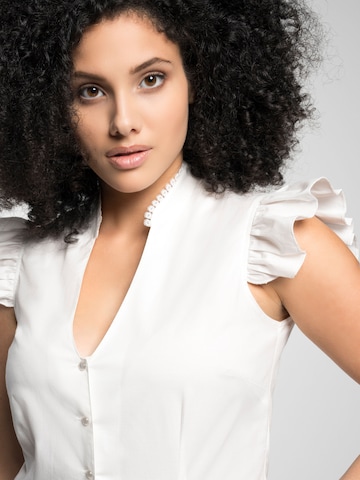 SPIETH & WENSKY Traditional blouse in White