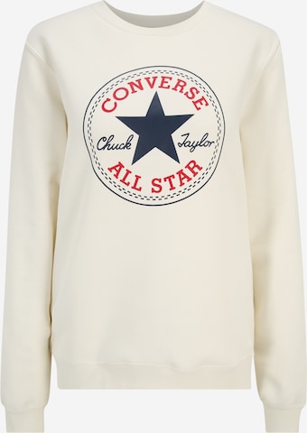 CONVERSE Sweatshirt in White: front